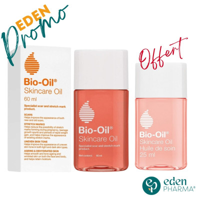 BIO OIL HUILE DE SOIN 60 ML + 25ML OFFERT