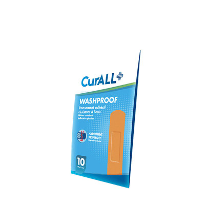 CURALL WASHPROOF STRIPS BOITE 10