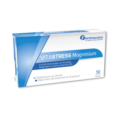 FARMAVANS VITASTRESS MAGNÉSIUM 10 GÉLULES