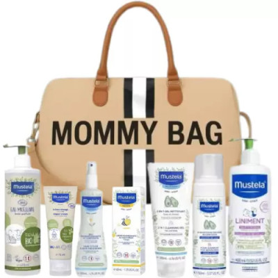 MUSTELA SAC BEBE MOMMY BAG 7 PRODUITS