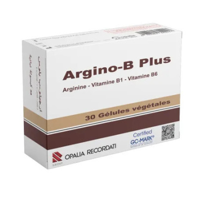 ARGINO-B PLUS 30 GELULES VEGETALES
