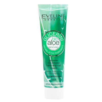 EVELINE GLICERINI CRÈME À MAINS BIO ALEO VERA ET BEURRE DE KARITÉ 100ML