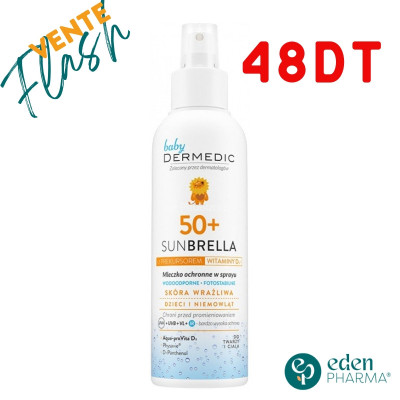 DERMEDIC-50+ECRAN-SPRAY-BEBE-150-ML