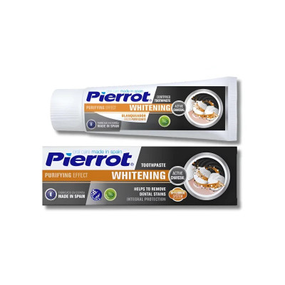 PIERROT DENTIFRICE BLANCHISSANT CHARBON 75ML