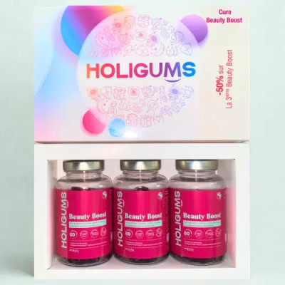 HOLIGUMS BEAUTY BOOST 2 BOITES X 60 GUMMIES 2 ACHETÉS + 3ÉME À -50%