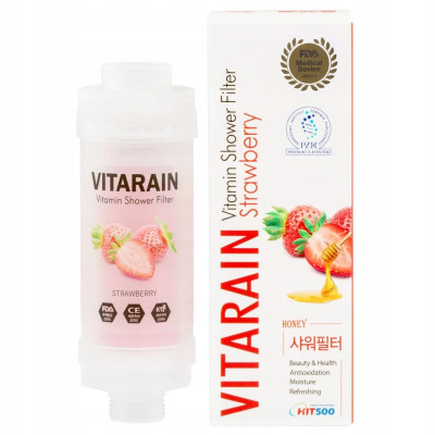 VITARAIN FILTRE DE DOUCHE À LA VITAMINE À LA FRAISE