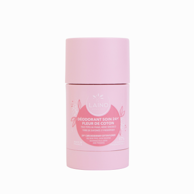 LAINO DEODORANT SOLIDE FLEUR DE COTON 60GR