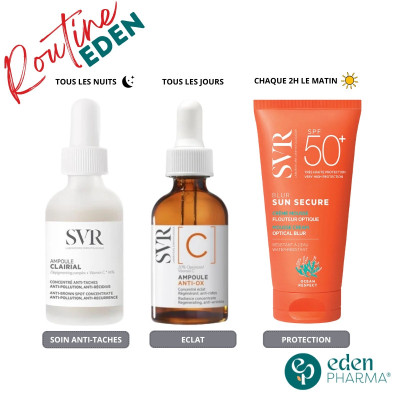 SVR TRIO ANTI-TACHE CLAIRIAL & AMPOULE C + BLUR GRATUIT