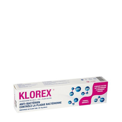 KLOREX PATE DENTIFRICE TUBE 75G