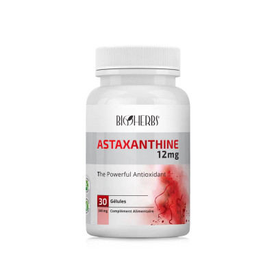 BIOHERBS ASTAXANTHINE 12MG 30 GÉLULES