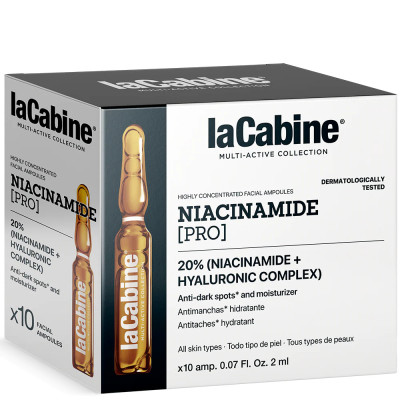 LACABINE MULTI-ACTIVE COLLECTION NIACINAMIDE PRO FACIAL AMPOULES *10 AMPOULES*2ML