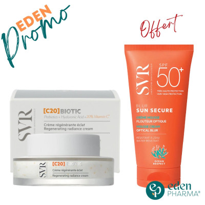 VENTE FLASH SVR C20 BIOTIC CREME 50ML + SUN SECURE BLUR GRATUIT