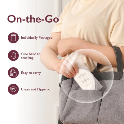 MOMCOZY 60 COUSSINETS D’ALLAITEMENT JETABLES ULTRA-FINS