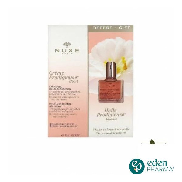 COFFRET CRÈME PRODIGIEUSE BOOST + HUILE PRODIGIEUSE FLORALE 10ML OFFRETE