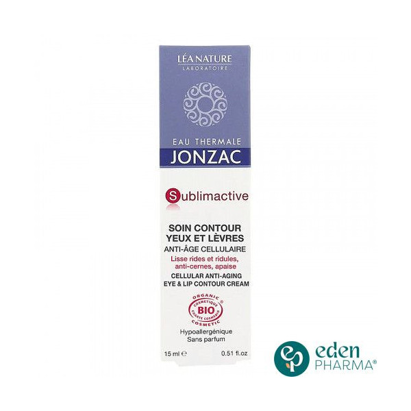 JONZAC SUBLIMACTIVE CONTOUR YEUX ET LEVRES ANTI-AGE 15ML