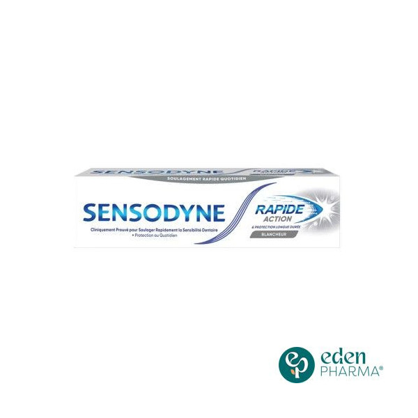 SENSODYNE DENTIFRICE RAPIDE ACTION BLANCHEUR 75ML