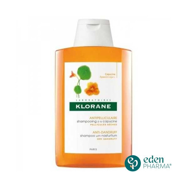 KLORANE SHAMPOOING ANTIPELLICULAIRE A LA CAPUCINE, 200 ML