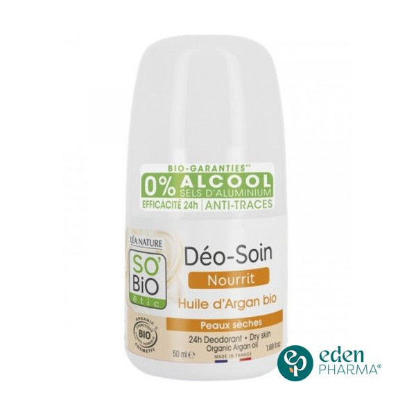 SO BIO DEO SOIN NOURRIT HUILE D ARGAN BIO 50ML