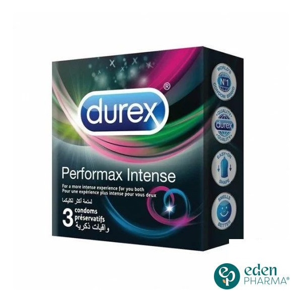 DUREX PRESERVATIF PERFORMAX INTENSE B/3