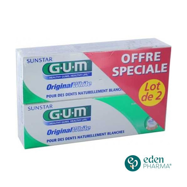 GUM DENTIFRICE ORIGINAL WHITE DUO