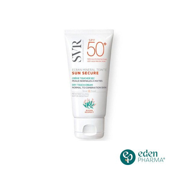 SVR SUN SECURE SPF50+ MINER PEAUX NORMAL MIXTE 50 ML