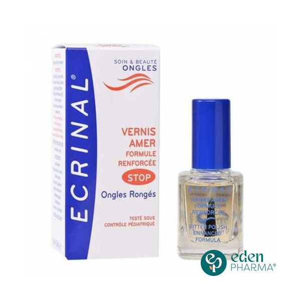 ECRINAL VERNIS AMER STOP AUX ONGLES RONGES 10ML