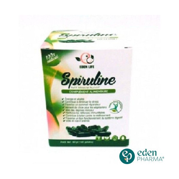 EDEN LIFE SPIRULINE GELLULE BT/200