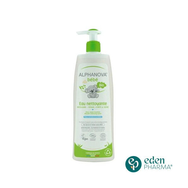 ALPHANOVA BEBE BIO EAU NETTOYANTE MICELLAIRE 500L