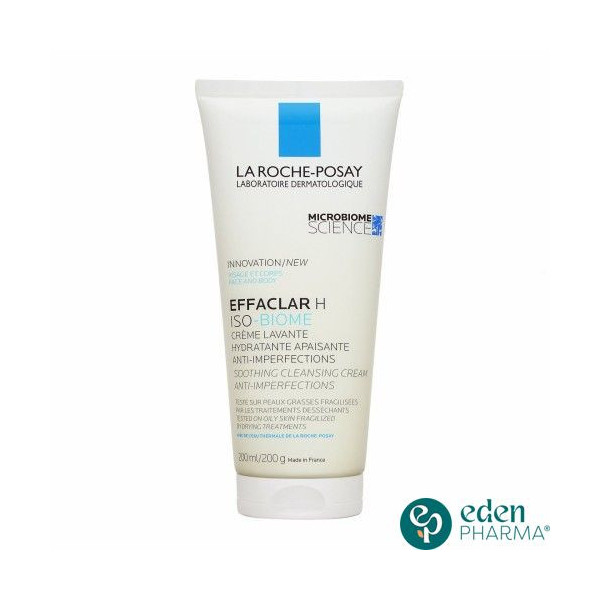 LA ROCHE POSAY EFFACLAR H ISO BIOME CREME LAVANTE 200ML