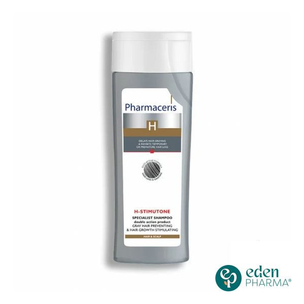 PHARMACERIS H-STIMUTONE SHAMPOOING ANTI-CHEVEUX GRIS Et REPOUSSE