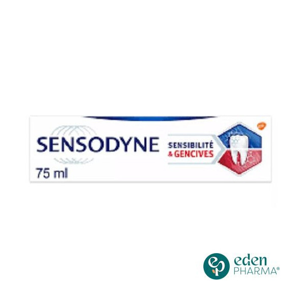 SENSODYNE DENTIFRICE SENSIBILITE &amp; GENCIVES 75ML