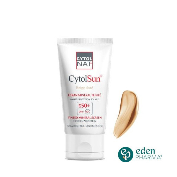 CYTOLNAT CYTOLSUN ECRAN SPF50+ TEINTE BEIGE DORE