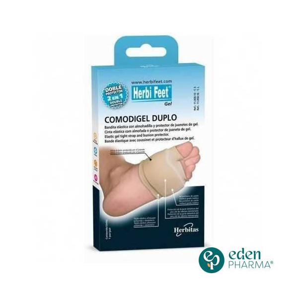 HERBI FEET COUSSINET DOUBLE PROTECTION METATARSIENNE ET D'ALLUX VALGUS