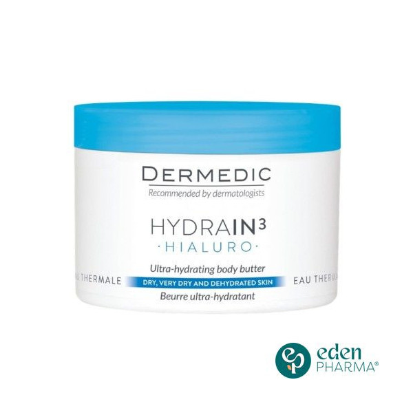 DERMEDIC HYDRAIN 3 CR BEURRE ULTRA-HYDRATANT 225ML