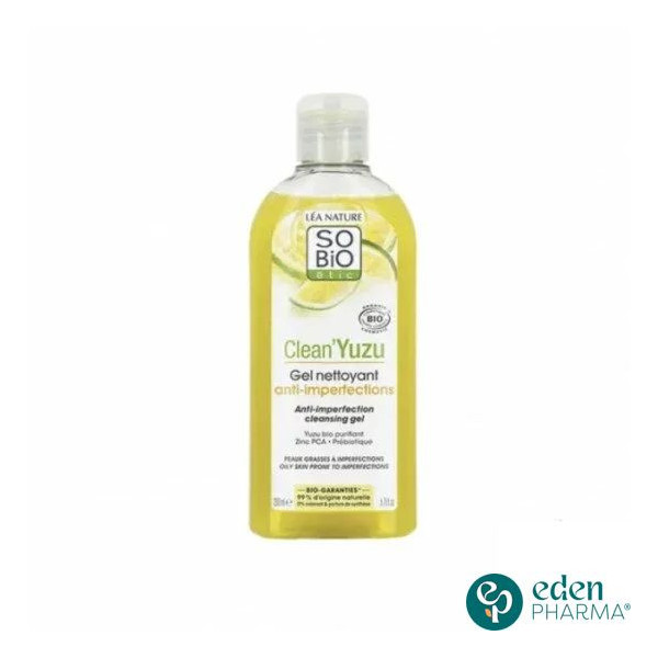 SOBIO yuzu gel nettoyant 200ml