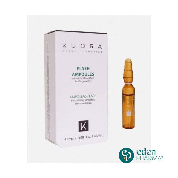 KUORA FLASH AMPOULE LIFTING IMMEDIAT 4 AMPOULES * 2 ML