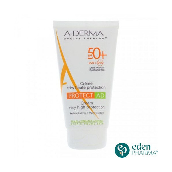 ADERMA PROTECT AD CREME TRES HAUTE PROTECTION SPF 50+ SANS PARFUM 150 ML