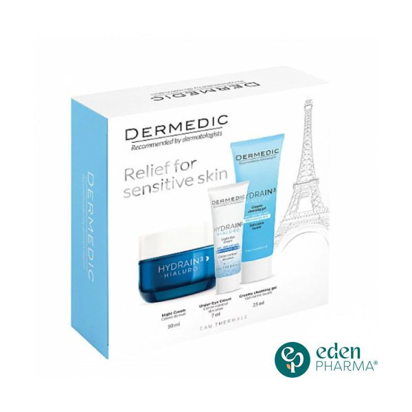 DERMEDIC HYDRAIN 3 CREME DE NUIT HYDRATANTE 55 ML