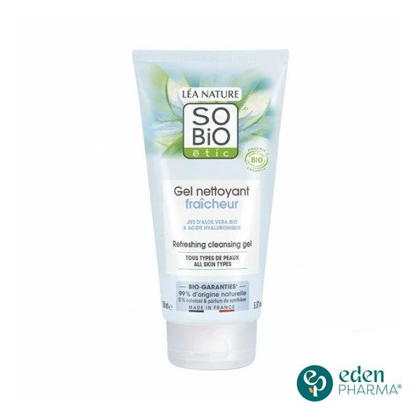 SO BIO ETIC hydra aloe vera gel nettoyant fraicheur 150ML