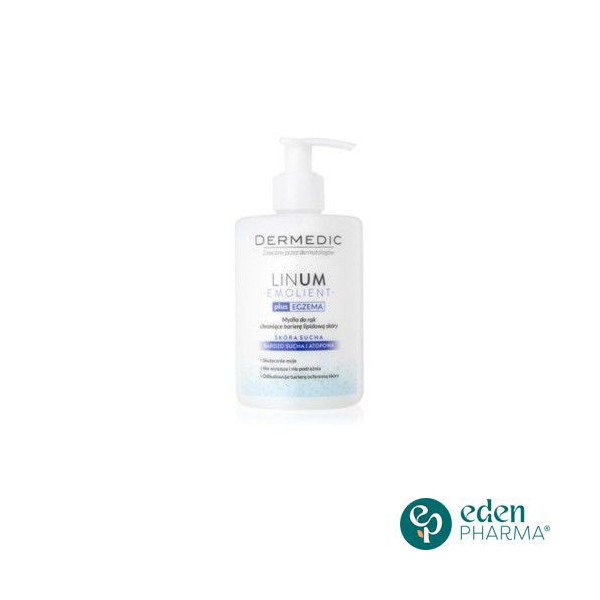 DERMEDIC LINUM EMOLLIENT SAVON A MAINS ANTI BACTERIEN 300ML