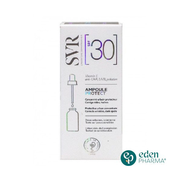 SVR CONCENTRE URBAIN PROTECTEUR SPF30 AMPOULE PROTECT 30ML