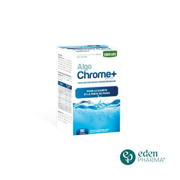 EDEN LIFE ALGO CHROME 90 COMPRIMES