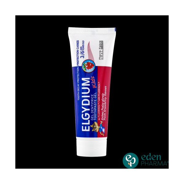 ELGYDIUM DENTIFRICE KIDS FRAISE GIVREE 50ML