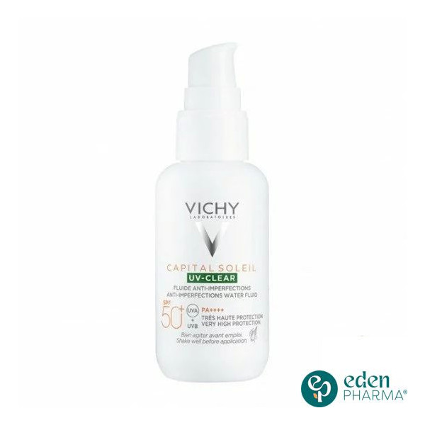 VICHY CAPITAL SOLEIL SPF 50+ FELUIDE ANITI AGE 40 ML