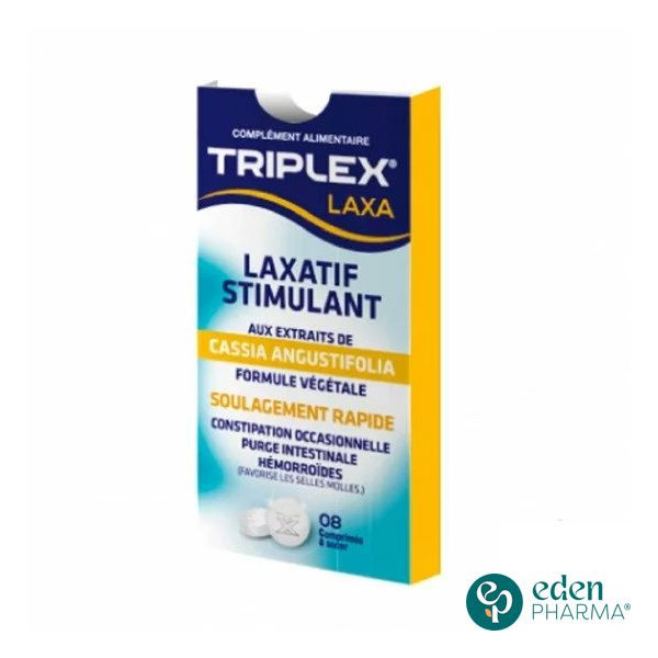 TRIPLEX laxatif stimulant 8 comprimes