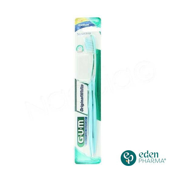 GUM BROSSE A DENTS ORIGINAL WHITE MEDIUM COMPACTE (563)