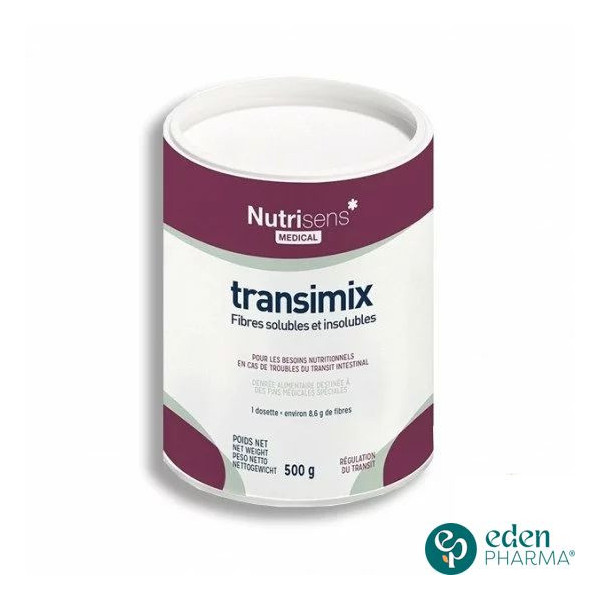 NUTRISENS TRANSIMIX - FIBRES SOLUBLES ET INSOLUBLES 500GR