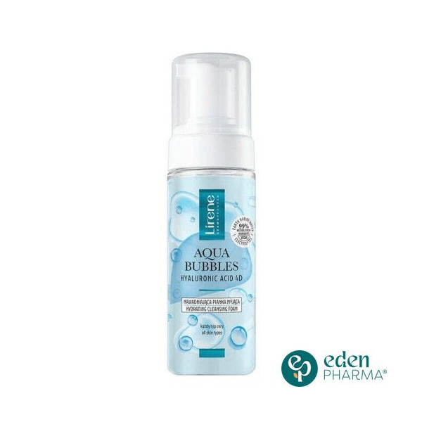 LIRENE AQUA BUBBLES MOUSSE NETTOYANTE,150ML