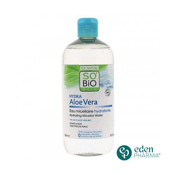 SO'BIO EAU MICELLAIRE HYDRATANTE, 500 ML