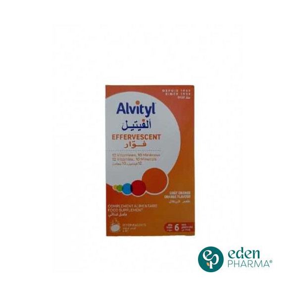 Alvityl Multivitamine Effervescents Sans Sucre 30 comprimés